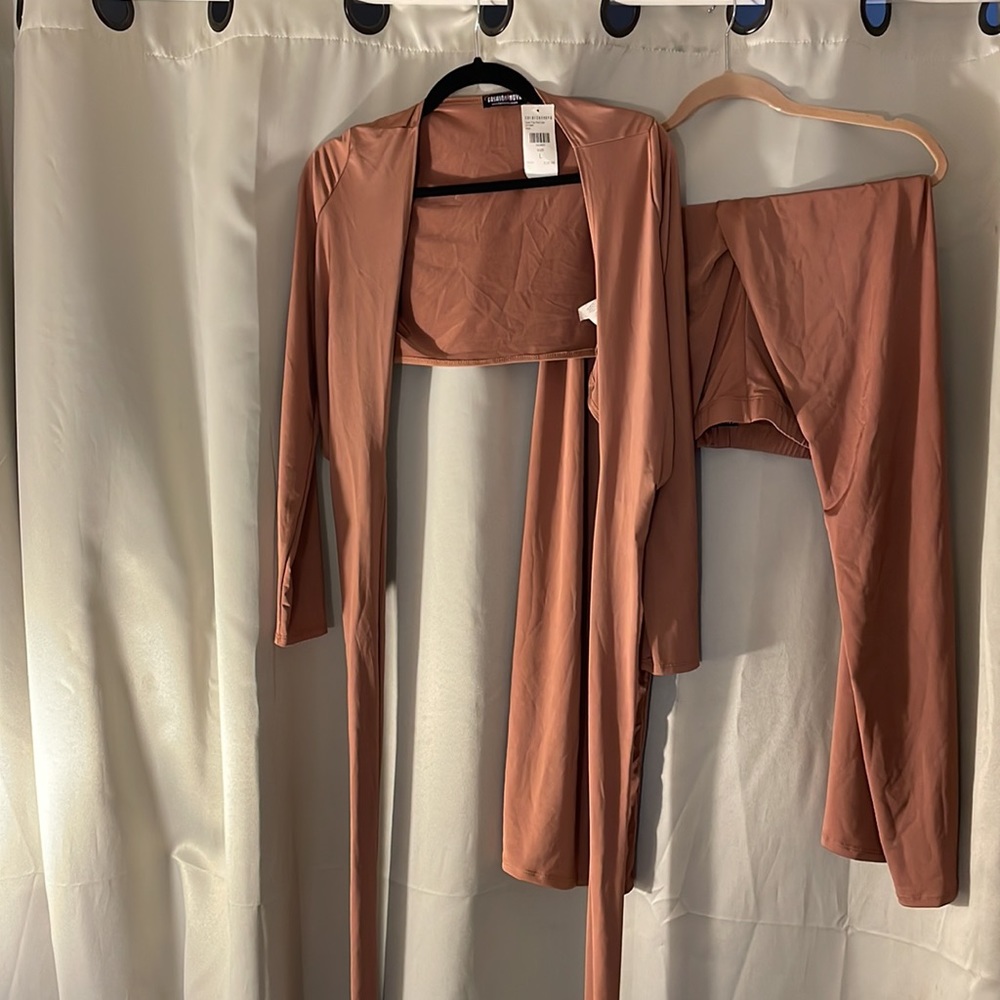 Two Piece Crop + Pant Set